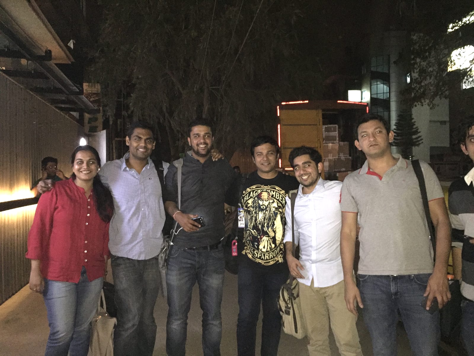 The Uber city team on the ground in India.